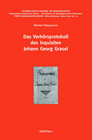 Buchcover Das Verhörsprotokoll des Inquisiten Johann Georg Grasel