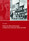 Buchcover Politische Massenfestspiele in Österreich zwischen 1918 und 1938
