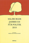 Buchcover Salzburger Jahrbuch für Politik / Salzburger Jahrbuch für Politik 2010