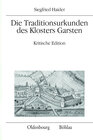 Buchcover Die Traditionsurkunden des Klosters Garsten