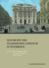 Buchcover Geschichte der italienischen Literatur in Österreich