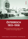 Buchcover Österreich 1933–1938