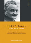 Buchcover Fritz Saxl – Eine Biografie