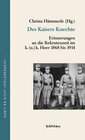 Buchcover Des Kaisers Knechte