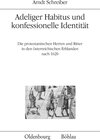 Buchcover Adeliger Habitus und konfessionelle Identität