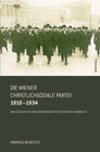 Buchcover Die Wiener Christlichsoziale Partei 1910–1934