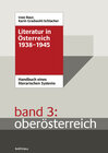 Buchcover Literatur in Österreich 1938-1945