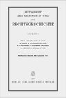 Buchcover ZRG Kanonistische Abteilung 101. Band (2015)