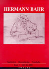 Buchcover Hermann Bahr. Tagebücher, Skizzenbücher, Notizhefte