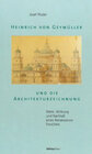 Buchcover Heinrich von Geymüller und die Architekturzeichnung