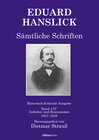 Buchcover Eduard Hanslick. Sämtliche Schriften