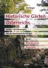 Buchcover Historische Gärten Österreichs. Niederösterreich, Burgenland