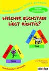 Buchcover Welcher Buchstabe liegt richtig?: Raumorientierung