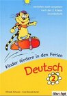 Buchcover Deutsch, Kinder fördern in den Ferien