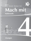 Buchcover Mach mit Mathematik 4, Lösungen