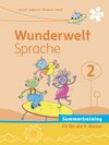 Buchcover Wunderwelt Sprache 2, Arbeitsheft Sommertraining