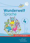 Buchcover Wunderwelt Sprache 4, Arbeitsheft Testen und Fördern