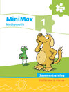Buchcover MiniMax 1, Arbeitsheft Sommertraining Mathematik