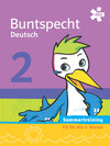 Buchcover Buntspecht Deutsch 2. Sommertraining, Arbeitsheft