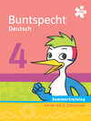 Buchcover Buntspecht Deutsch 4. Sommertraining, Arbeitsheft