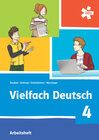 Buchcover Vielfach Deutsch 4, Arbeitsheft + E-Book