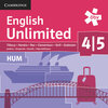 Buchcover English Unlimited HUM 4/5, Audio-CDs