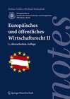 Buchcover Europäisches und öffentliches Wirtschaftsrecht II