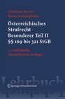 Buchcover Österreichisches Strafrecht. Besonderer Teil II (§§ 169 bis 321 StGB)