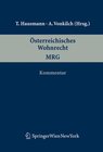 Buchcover Österreichisches Wohnrecht. MRG