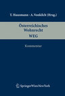 Buchcover Österreichisches Wohnrecht. WEG