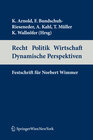 Buchcover Recht Politik Wirtschaft Dynamische Perspektiven
