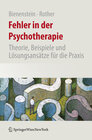 Buchcover Fehler in der Psychotherapie