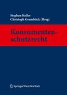 Buchcover Konsumentenschutzrecht