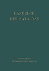Buchcover Handbuch Der Katalyse: Sechster Band: Heterogene Katalyse III