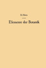 Buchcover Elemente der Botanik