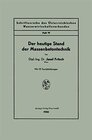 Buchcover Der heutige Stand der Massenbetontechnik (Schriftenreihe des Österreichischen Wasserwirtschaftsverbandes, 19)