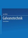 Buchcover Galvanotechnik