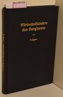 Buchcover Wirtschaftslehre des Bergbaues