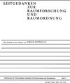 Buchcover Leitgedanken Zur Raumforschung und Raumordnung
