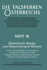 Buchcover Österreichische Beiträge zum Talsperrenkongreß Montreal