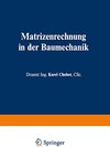 Buchcover Matrizenrechnung in der Baumechanik