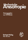 Buchcover Mechanische Anisotropie