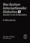 Buchcover Das System Internationaler Einheiten (SI)