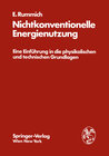 Buchcover Nichtkonventionelle Energienutzung