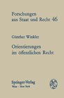 Buchcover Orientierungen im öffentlichen Recht