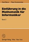 Buchcover Einführung in die Mathematik für Informatiker