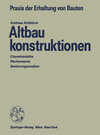 Buchcover Altbaukonstruktionen