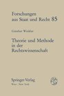 Theorie und Methode in der Rechtswissenschaft width=