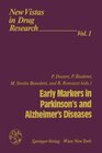 Buchcover Early Markers in Parkinson’s and Alzheimer’s Diseases