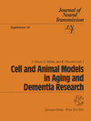 Buchcover Cell and Animal Models in Aging and Dementia Research